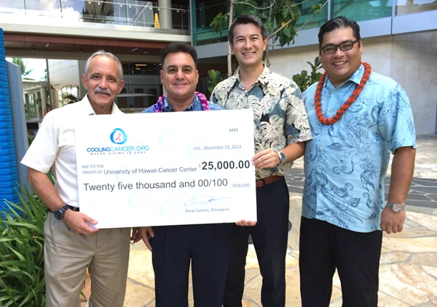 First Check Donation