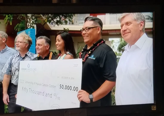 Fourth Check Donation